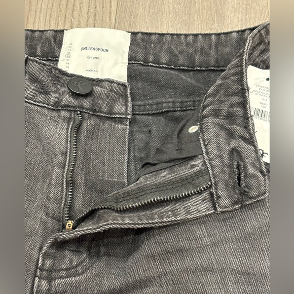 Free People Jeans Awesome Baggies Volcanic Mid Waist OneTeaspoon Women’s Size 26 - Picture 16 of 16